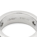 カルティエ Cartier ラブリング ハーフダイヤ B4032500 ホワイトゴールド K18WG ダイヤモンド #47(JP7) リング 指輪 クラシックモデル LOVE Ring 750 18K 3粒 3石 7号