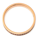 ブシュロン BOUCHERON キャトル クラシック ハーフ JAL00175 ブラウン×ピンクゴールド K18PG ブラウンPVD #T69(JP29) リング 指輪 茶 PVD Au750 18K PG 29号