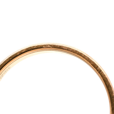 ブシュロン BOUCHERON キャトル クラシック ハーフ JAL00175 ブラウン×ピンクゴールド K18PG ブラウンPVD #T69(JP29) リング 指輪 茶 PVD Au750 18K PG 29号