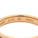 ブシュロン BOUCHERON キャトル クラシック ハーフ JAL00175 ブラウン×ピンクゴールド K18PG ブラウンPVD #T69(JP29) リング 指輪 茶 PVD Au750 18K PG 29号