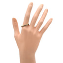 ブシュロン BOUCHERON キャトル クラシック ハーフ JAL00175 ブラウン×ピンクゴールド K18PG ブラウンPVD #T69(JP29) リング 指輪 茶 PVD Au750 18K PG 29号