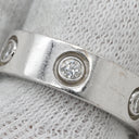 カルティエ Cartier ラブリング フルダイヤ B4026000 ホワイトゴールド K18WG ダイヤモンド #49(JP9) リング 指輪 LOVE Ring 750WG 6Pダイヤモンド 9号