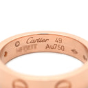 カルティエ Cartier ミニラブリング 1Pダイヤ B4050700 ピンクゴールド K18PG ダイヤモンド #49(JP9) リング 指輪 スモールモデル LOVE Ring 18K 750PG 9号