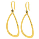 ティファニー Tiffany & Co オープン ティアドロップ イエローゴールド K18YG ピアス T&Co. Au750 18K 18金 フックピアス