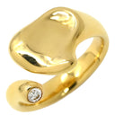 ティファニー Tiffany & Co フルハート ダイヤ イエローゴールド K18YG ダイヤモンド リング 指輪 T＆Co. 750 18K 18金 YG エルサ ペレッティ 10.5号