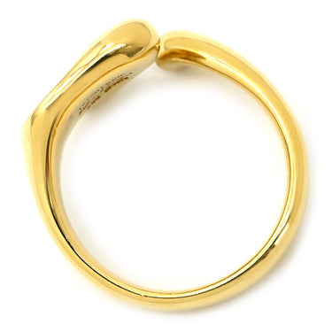 ティファニー Tiffany & Co フルハート ダイヤ イエローゴールド K18YG ダイヤモンド リング 指輪 T＆Co. 750 18K 18金 YG エルサ ペレッティ 10.5号