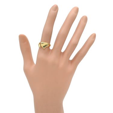 ティファニー Tiffany & Co フルハート ダイヤ イエローゴールド K18YG ダイヤモンド リング 指輪 T＆Co. 750 18K 18金 YG エルサ ペレッティ 10.5号