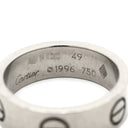 カルティエ Cartier LOVE ラブリング B4084700 ホワイトゴールド K18WG #49(JP9) リング 指輪 750 18K WG クラシックモデル 8号