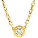 カルティエ Cartier ダムール SM イエローゴールド K18YG ダイヤモンド ネックレス Au750 18K 18金 1P 1石 1粒 ダイヤモンド スモールモデル