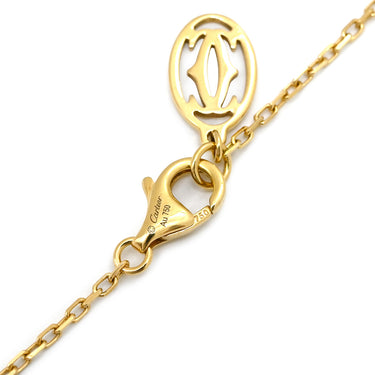 カルティエ Cartier ダムール SM イエローゴールド K18YG ダイヤモンド ネックレス Au750 18K 18金 1P 1石 1粒 ダイヤモンド スモールモデル