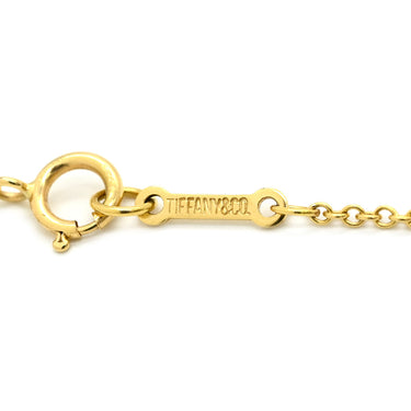 ティファニー Tiffany & Co ラビングハート イエローゴールド K18YG ネックレス 18K 750 YG T&Co. パロマピカソ
