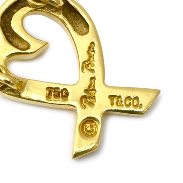 ティファニー Tiffany & Co ラビングハート イエローゴールド K18YG ネックレス 18K 750 YG T&Co. パロマピカソ