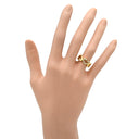 カルティエ Cartier Cハート ダイヤ イエローゴールド K18YG ダイヤモンド ＃49(JP9) リング 指輪 750 YG 18金 18K メレダイヤ 8号