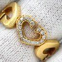 カルティエ Cartier Cハート ダイヤ イエローゴールド K18YG ダイヤモンド ＃49(JP9) リング 指輪 750 YG 18金 18K メレダイヤ 8号