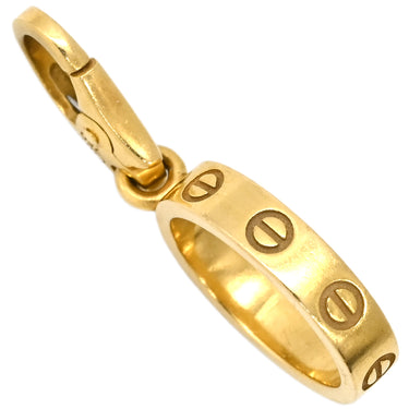 カルティエ Cartier ラブチャーム イエローゴールド K18YG ペンダントトップ 750YG 18K ネックレストップ