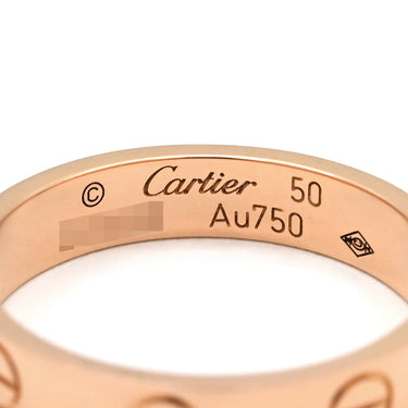 カルティエ Cartier ミニラブリング B4085200 ピンクゴールド K18PG #50(JP10) リング 指輪 スモールモデル LOVE Ring 18K 750PG 10号