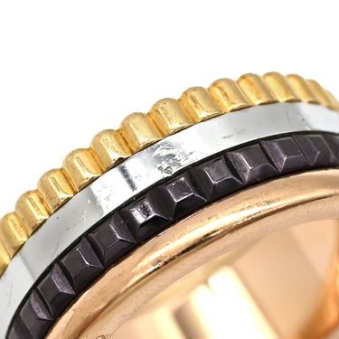 ブシュロン BOUCHERON キャトル クラシック スモール JRG00290 4カラー K18YG K18PG K18WG ブラウンPVD #T44 リング 指輪 Au750 18K 3.5号