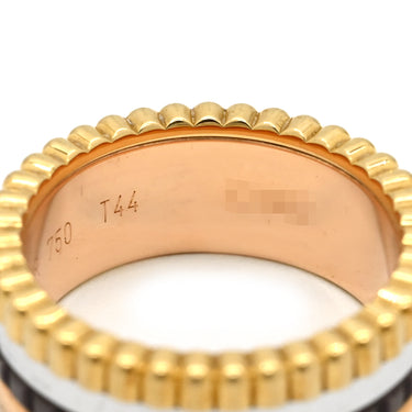 ブシュロン BOUCHERON キャトル クラシック スモール JRG00290 4カラー K18YG K18PG K18WG ブラウンPVD #T44 リング 指輪 Au750 18K 3.5号