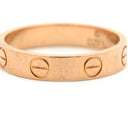 カルティエ Cartier ミニラブリング B4085200 ピンクゴールド K18PG #50(JP10) リング 指輪 スモールモデル LOVE Ring 18K 750PG 10号