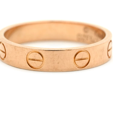 カルティエ Cartier ミニラブリング B4085200 ピンクゴールド K18PG #50(JP10) リング 指輪 スモールモデル LOVE Ring 18K 750PG 10号
