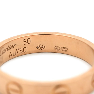 カルティエ Cartier ミニラブリング B4085200 ピンクゴールド K18PG #50(JP10) リング 指輪 スモールモデル LOVE Ring 18K 750PG 10号