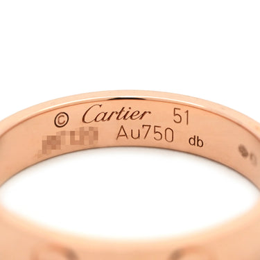 カルティエ Cartier ミニラブリング B4085200 ピンクゴールド K18PG #51(JP11) リング 指輪 スモールモデル LOVE Ring 18K 750PG 11号