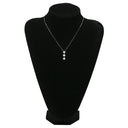 ノンブランド NON BRAND ダイヤペンダント 1.76ct プラチナシルバー Pt900 ダイヤモンド PT850(チェーン) ネックレス 3連 ドロップ スウィング プラチナ 3石 3粒 ラウンドブリリアント