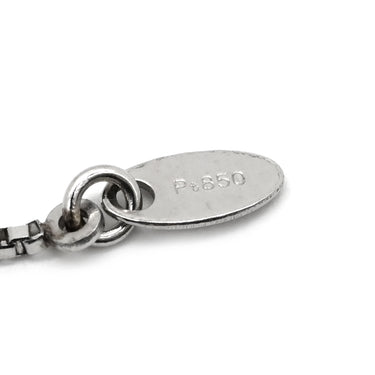 ノンブランド NON BRAND ダイヤペンダント 1.76ct プラチナシルバー Pt900 ダイヤモンド PT850(チェーン) ネックレス 3連 ドロップ スウィング プラチナ 3石 3粒 ラウンドブリリアント