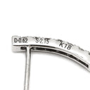ノンブランド NON BRAND ロイヤルブルー サファイア 2.15ct ダイヤ ブルー×ホワイトゴールド K18WG サファイア ダイヤモンド ピアス 18K 750WG ペアシェイプ ドロップ スイング
