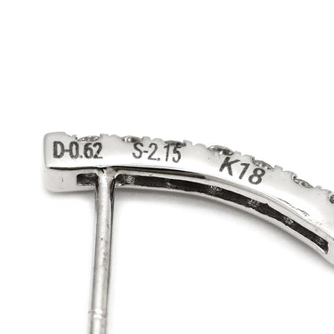 ノンブランド NON BRAND ロイヤルブルー サファイア 2.15ct ダイヤ ブルー×ホワイトゴールド K18WG サファイア ダイヤモンド ピアス 18K 750WG ペアシェイプ ドロップ スイング