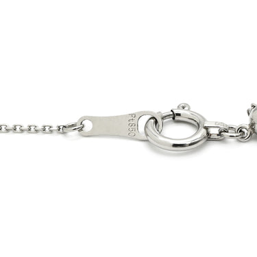 ノンブランド NON BRAND ダイヤペンダント 4.1ct プラチナシルバー Pt900 ダイヤモンド PT850(チェーン) ネックレス 3連 ドロップ スウィング プラチナ 3石 3粒 ラウンドブリリアント