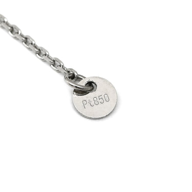 ノンブランド NON BRAND ダイヤペンダント 4.1ct プラチナシルバー Pt900 ダイヤモンド PT850(チェーン) ネックレス 3連 ドロップ スウィング プラチナ 3石 3粒 ラウンドブリリアント