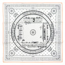 エルメス HERMES カレ55 CARRE H044047S ホワイト×ブラック×オレンジ シルク スカーフ 【All Aboard!/オール アボード！】