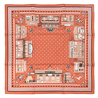 エルメス HERMES カレ55 ブラッシュ×ブルーグリ×ブラック シルク スカーフ 【エルメス パリステーション バンダナ】