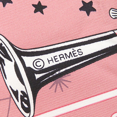エルメス HERMES カレ55 CARRE ヴューローズ×ブラン×ノワール シルク スカーフ 【CHORUS STELLARUM/ コーラス ステラルム】