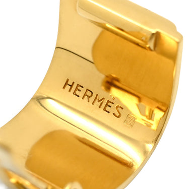 エルメス HERMES エマイユ ネイビー×マルチカラー GP 七宝焼き イヤリング ゴールド金具 七宝 紺 GP
