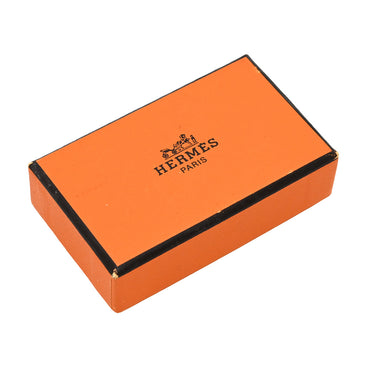 エルメス HERMES エマイユ ネイビー×マルチカラー GP 七宝焼き イヤリング ゴールド金具 七宝 紺 GP