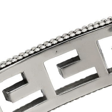 グッチ GUCCI スクエアG アラベスク シルバー シルバー925 ブレスレット オープンバングル カットアウト SV925 AG925
