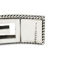 グッチ GUCCI スクエアG アラベスク シルバー シルバー925 ブレスレット オープンバングル カットアウト SV925 AG925