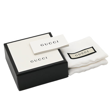グッチ GUCCI ゴースト 455315 シルバー シルバー925 ネックレス AG925 SV925 スカル GG プレート スクエア