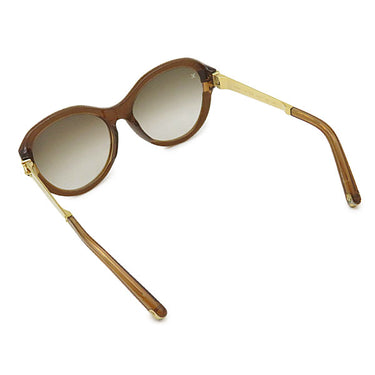 ルイヴィトン LOUIS VUITTON プティ スプソン 56□17 Z0487E ブラウン プラスチック ニッケル合金 サングラス ゴールド金具 グラデーション キャットアイ ラメ