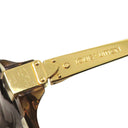 ルイヴィトン LOUIS VUITTON プティ スプソン 56□17 Z0487E ブラウン プラスチック ニッケル合金 サングラス ゴールド金具 グラデーション キャットアイ ラメ