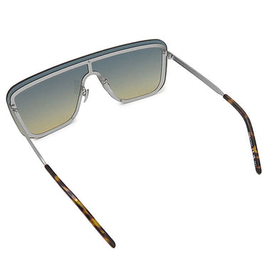 サンローラン SAINT LAURENT シールドサングラス 90□01-140 SL 364 シルバー×グリーン ナイロン メタル サングラス シルバー金具 グラデーション