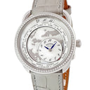 腕時計 エルメス HERMES アルソー ル タン ヴォヤジャー AR10.530 W057197WW00 自動巻き メンズ 純正ダイヤ シェル 世界時計 GMT