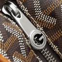 ゴヤール GOYARD ボエム ホーボーミニバッグ BOHEMEMINTY01CL03P ブラック×タン ゴヤールディンキャンバス シュヴロッシュカーフスキン ショルダーバッグ シルバー金具 ヘリンボーン柄 新品 未使用