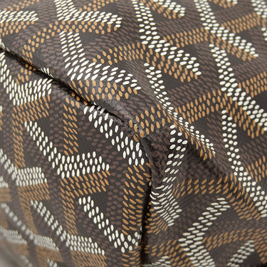 ゴヤール GOYARD ボエム ホーボーミニバッグ BOHEMEMINTY01CL03P ブラック×タン ゴヤールディンキャンバス シュヴロッシュカーフスキン ショルダーバッグ シルバー金具 ヘリンボーン柄 新品 未使用