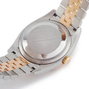 腕時計 ロレックス ROLEX デイトジャスト ターノグラフ 116261 自動巻き メンズ F番 K18エバーローズゴールド×SS コンビ 黒 バー