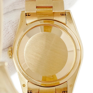 腕時計 ロレックス ROLEX デイデイト 36 118238 自動巻き メンズ メーカーOH済 G番 K18YG無垢 グリーン フルーテッドベゼル