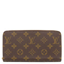 ルイヴィトン LOUIS VUITTON ジッピー ウォレット M42616 モノグラム モノグラムキャンバス 長財布 ゴールド金具 茶 ラウンドファスナー