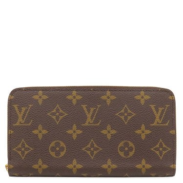 ルイヴィトン LOUIS VUITTON ジッピー ウォレット M42616 モノグラム モノグラムキャンバス 長財布 ゴールド金具 茶 ラウンドファスナー